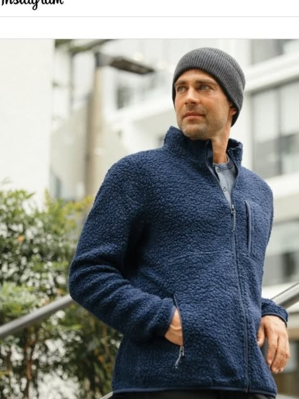 Wool & Prince Wool Fleece Jacket Size Large Mens Or Xl Womens
